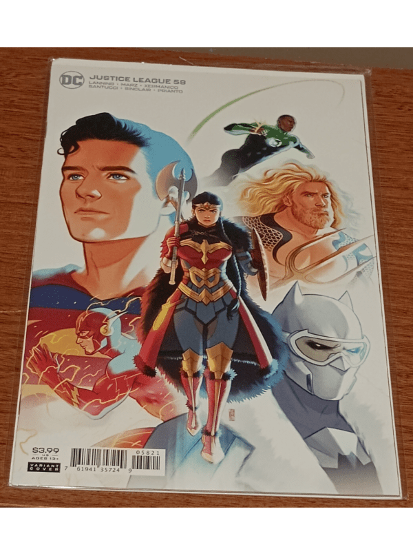 Justice League #58 Jen Bartel Variant Cover