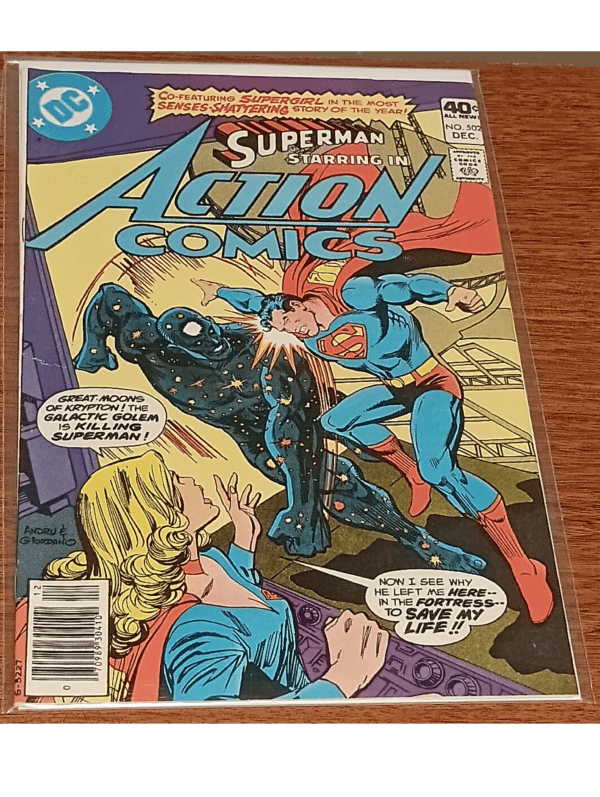 Superman starring in Action Comics #502