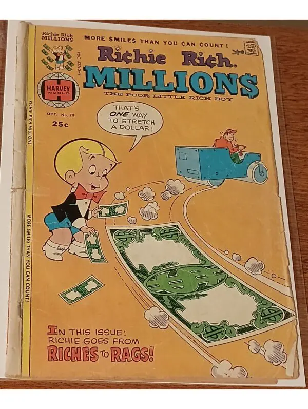 Richie Rich Millions #79 – A Treasure Trove of Laughter and Adventure