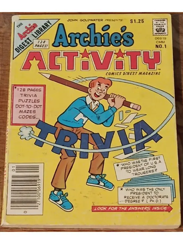 Archie’s Activity Digest #1 – Fun, Games, and Laughs for All Ages