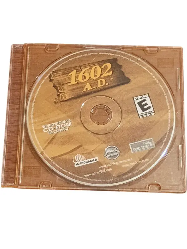1602 A.D. (PC)(Disc Only) – Build, Trade, and Conquer in This Classic City-Building Strategy Game