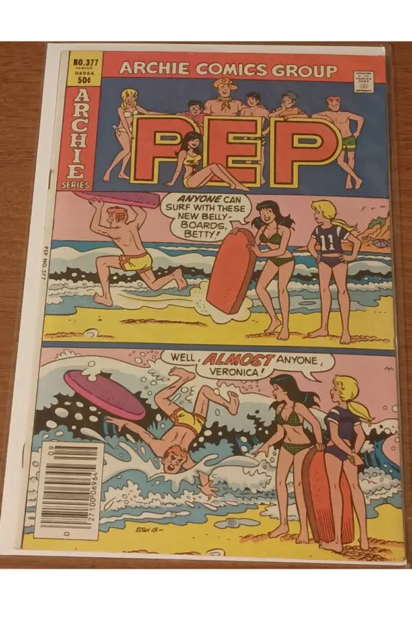 Pep #377 – Classic Archie Comics High School Fun & Riverdale Hijinks