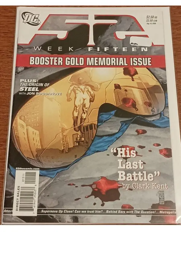 52 Week Fifteen - Booster Gold Memorial Issue - DC Comics Rebirth