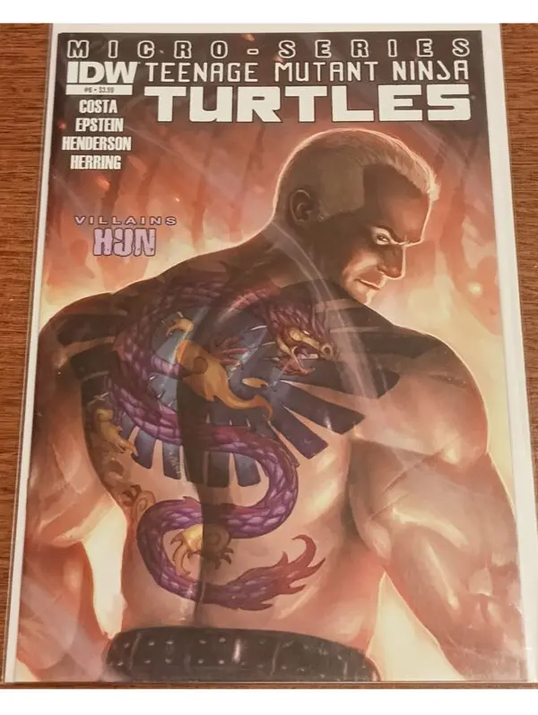Teenage Mutant Ninja Turtles Micro-Series: Villains – Hun #6 (IDW, 2013) Key TMNT Villain Origin – IDW Comics