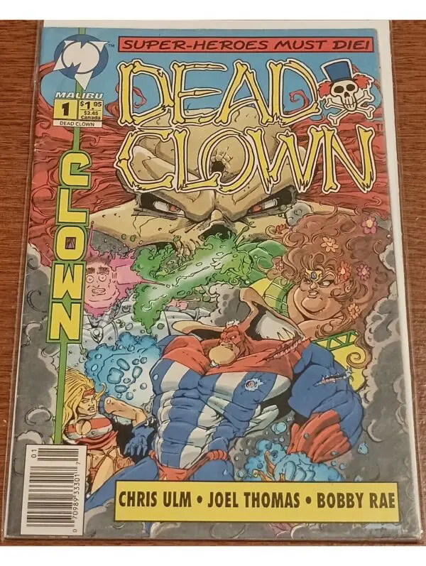 Dead Clown #1 (1993) – Malibu Comics First Issue | 90s Superhero Parody Comic