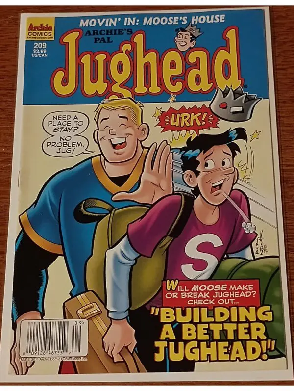Jughead #209 (2011) – Archie Comics | “Movin’ In: Moose’s House” | Comedy Collector’s Issue