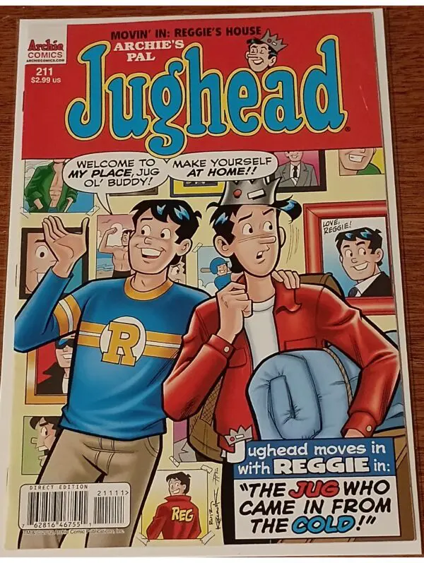 Jughead #211 (2012) – Archie Comics | “The Jug Who Came In from the Cold!” | Jughead Moves in with Reggie