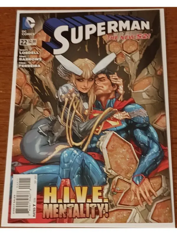 Superman #22 (2013) – The New 52 | DC Comics | H.I.V.E. Mentality! | Psi-War Begins