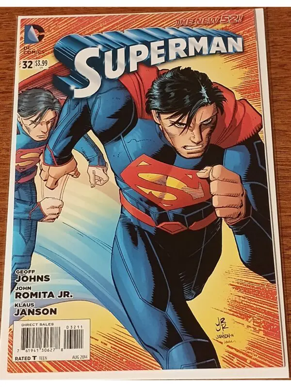 Superman #32 (2014) – The New 52 | Geoff Johns & John Romita Jr. | DC Comics First Issue Team-Up