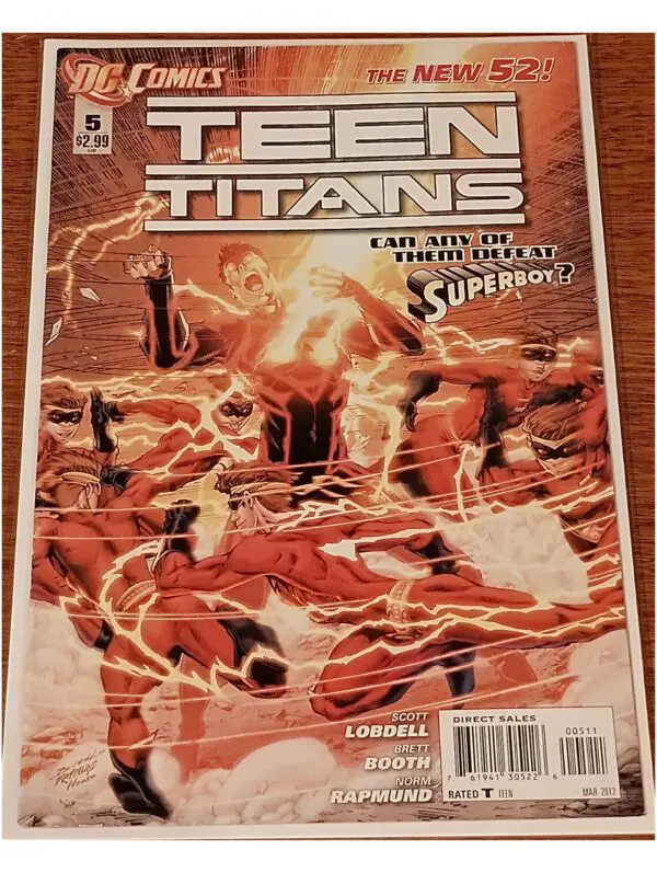 Teen Titans #5 – The New 52 (2012) | Superboy vs. the Titans Showdown
