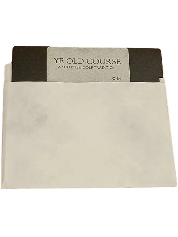 Ye Old Course: A Scottish Golf Tradition – Vintage Commodore 64 Floppy Disk