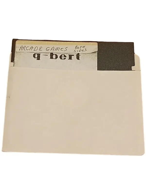 Q*Bert on Floppy Disk – A Vintage Treasure for Retro Gaming Collectors