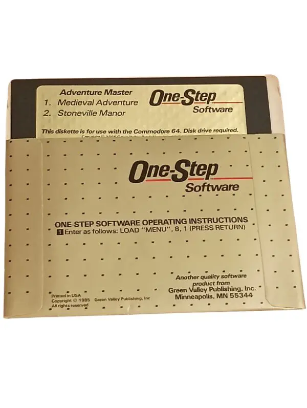 Adventure Master – Medieval Adventure & Stoneville Manor (1985) by One-Step Software