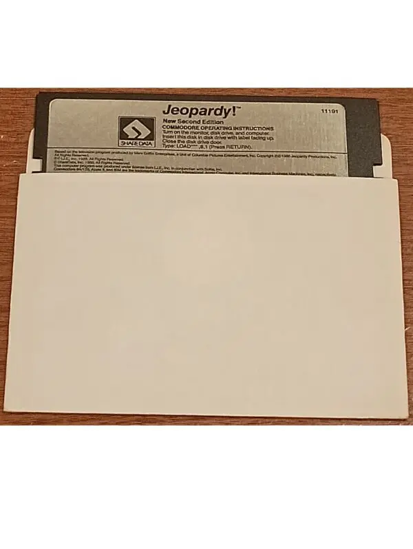 Jeopardy! New Second Edition (1987) – Commodore 64 Vintage Game