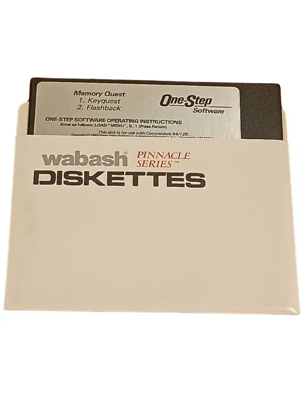 Memory Quest by One-Step Software – Vintage Floppy Disk Game for Collectors