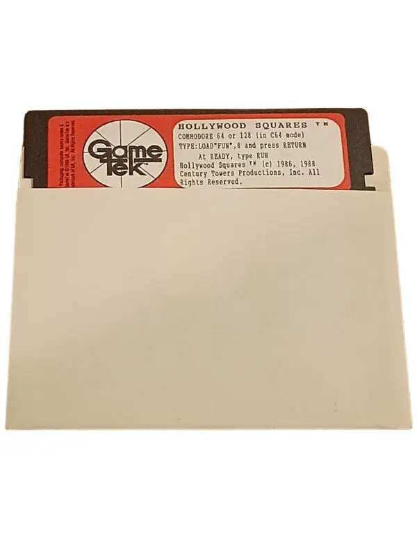 Hollywood Squares (1986) – Vintage Commodore 64 Game by GameTek