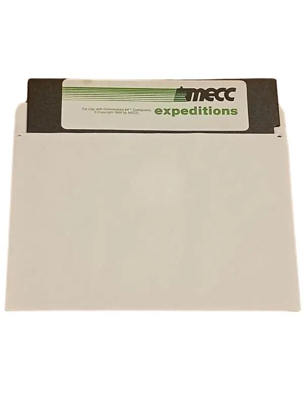 Expeditions – MECC – Commodore 64 – 5.25" Floppy Disk (1986)