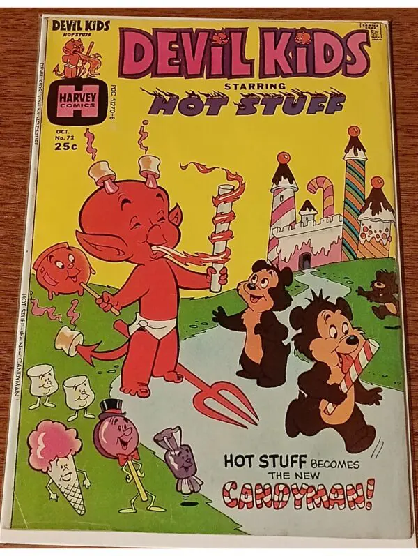 Devil Kids Starring Hot Stuff #72 (1974) – Hot Stuff Becomes the New Candyman!
