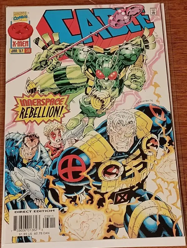 Cable #39 – Marvel Comics (January 1997) | Innerspace Rebellion! X-Men Tie-In