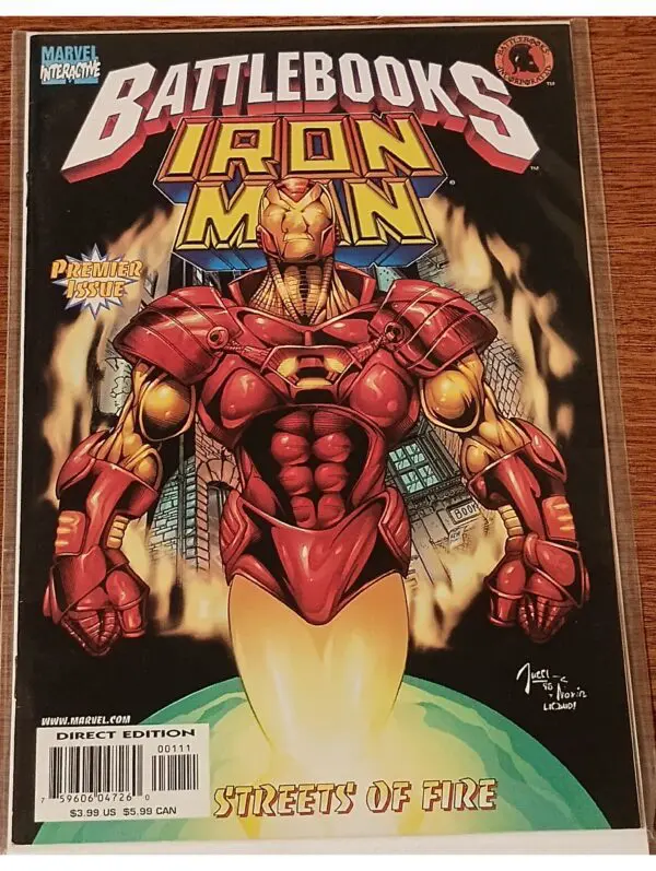 Battlebooks: Iron Man #1 – Streets of Fire (Marvel Interactive, 1996) | Premier Issue