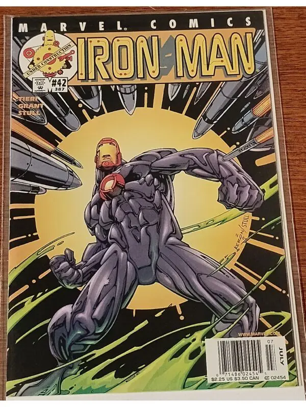 Iron Man #42 Vol. 1 – Under Construction Variant (Marvel Comics, 1997)