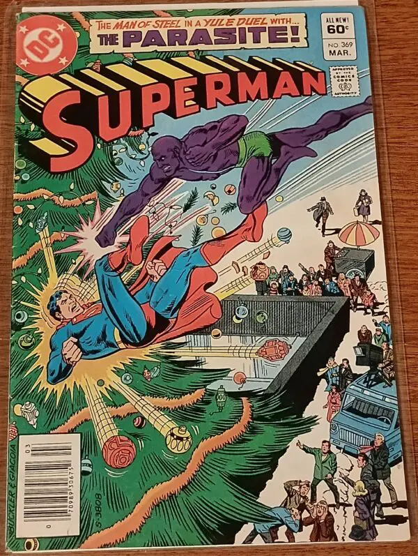 Superman #369 – Yule Duel with The Parasite! (DC Comics, March 1982)