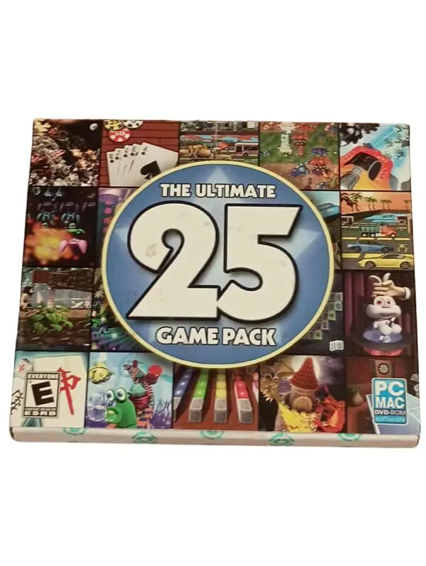The Ultimate 25 Game Pack | PC & Mac CD-ROM | Family-Friendly Fun