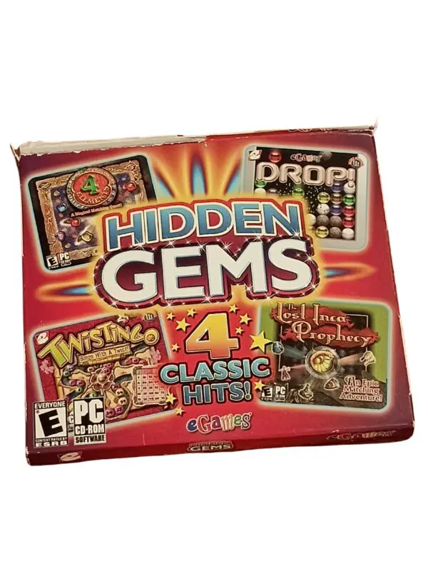Hidden Gems 4 Classic Hits PC Game Collection | Vintage Puzzle Adventure Set