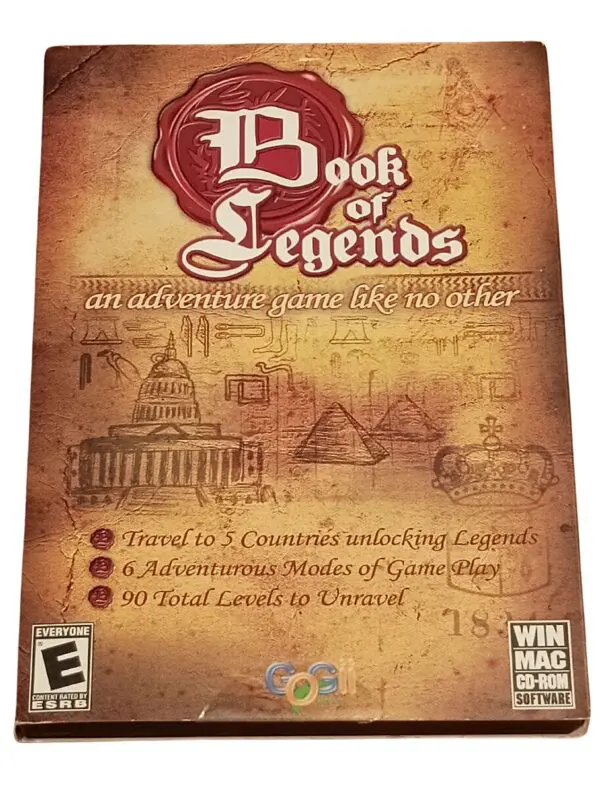 Book of Legends PC/Mac CD-ROM – Hidden Object Adventure Game – Travel Through 5 Countries!
