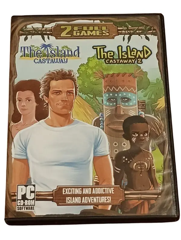 The Island: Castaway + Castaway 2 (PC CD-ROM) – 2 Full Games Adventure Pack