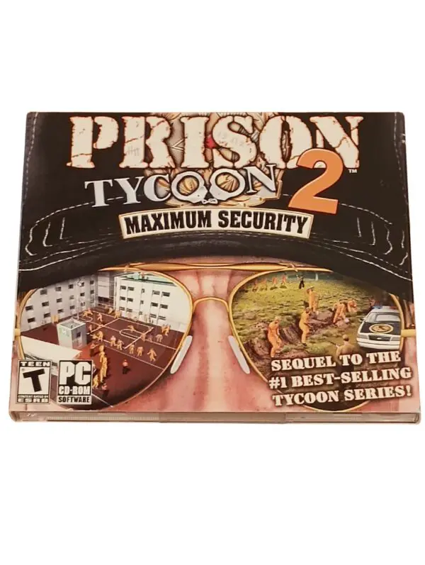 Prison Tycoon 2: Maximum Security (PC CD-ROM) – Build and Control Your Own High-Security Prison