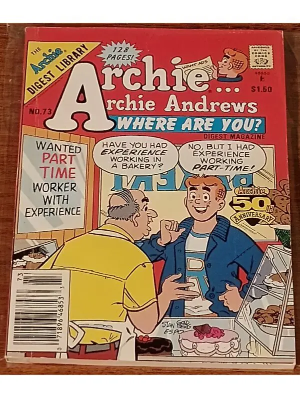 Archie… Where Are You? #73 – Archie Digest Library (128 Pages, 50th Anniversary Special)