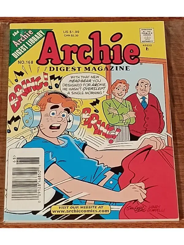 Archie Digest Magazine No. 168 – Classic Humor Digest Featuring Archie Andrews (1990s Edition)