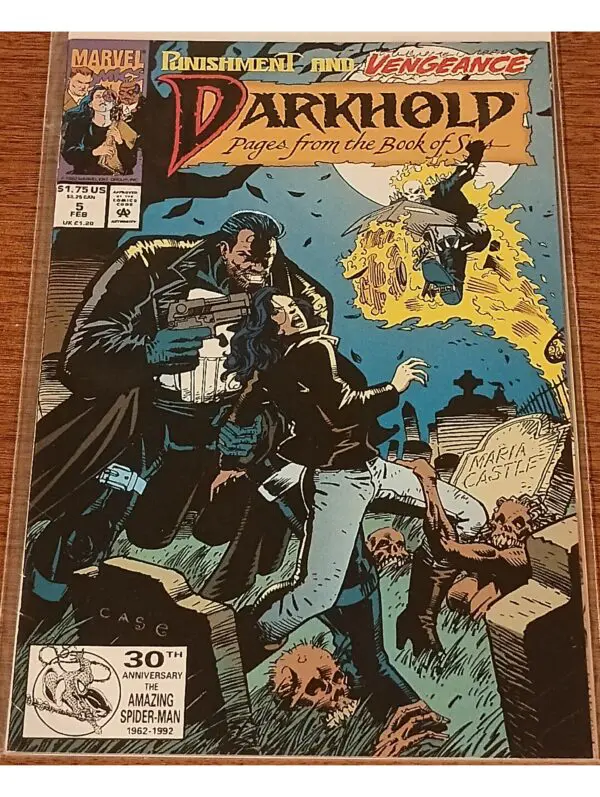 Darkhold: Pages from the Book of Sins #5 – Marvel Comics – Punisher & Ghost Rider Appearance (1993)