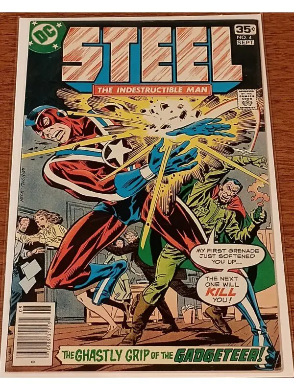 Steel, The Indestructible Man #4 (1978, DC Comics) – The Ghastly Grip of the Gadgeteer!