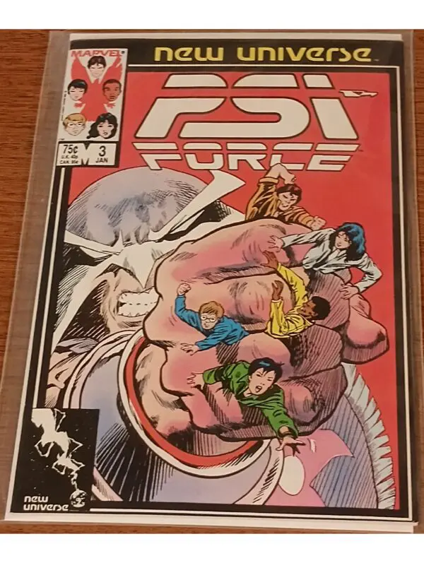 Psi-Force #3 (1987) – Marvel New Universe Psychic Superpower Comic