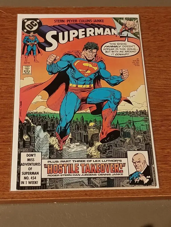 Superman #31 (1989) – DC Comics – Lex Luthor’s "Hostile Takeover" Part Three