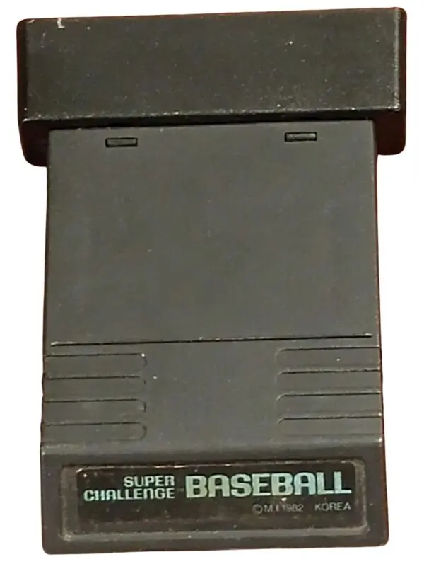 Super Challenge Baseball (Atari 2600, 1982) – Vintage Sports Game Cartridge