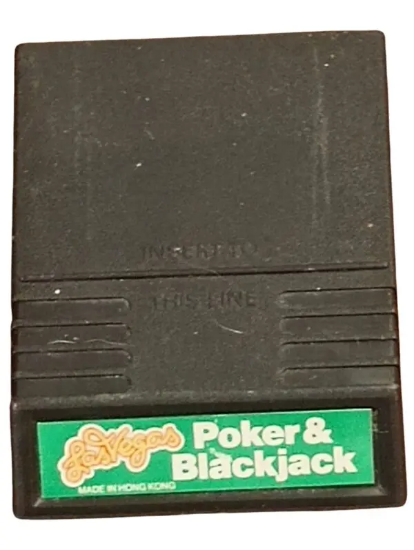 Las Vegas Poker & Blackjack (Atari 2600) – Vintage Casino Game Cartridge