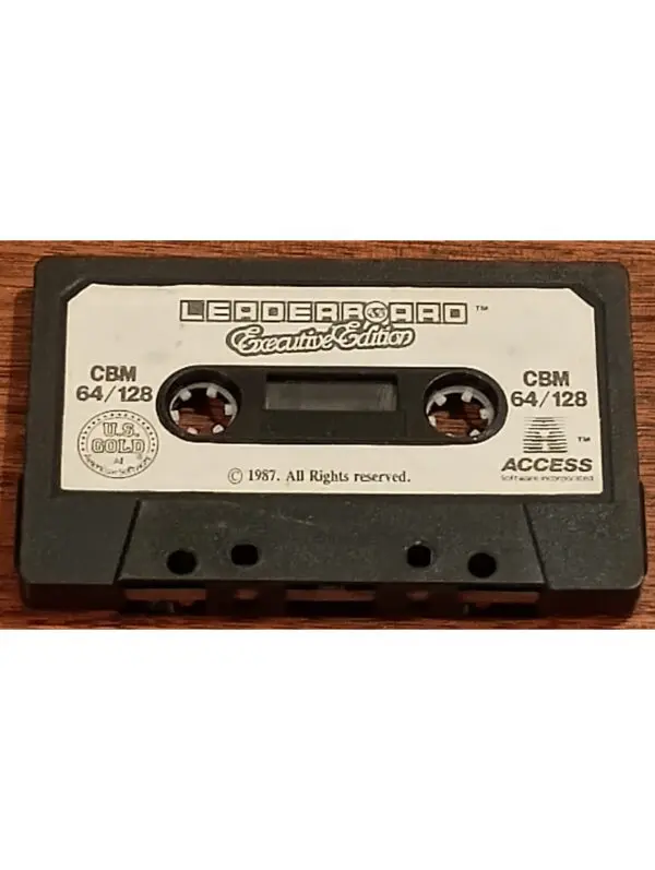 Leaderboard Executive Edition (CBM 64/128 Cassette) – 1987 Golf Simulation by Access & U.S. Gold