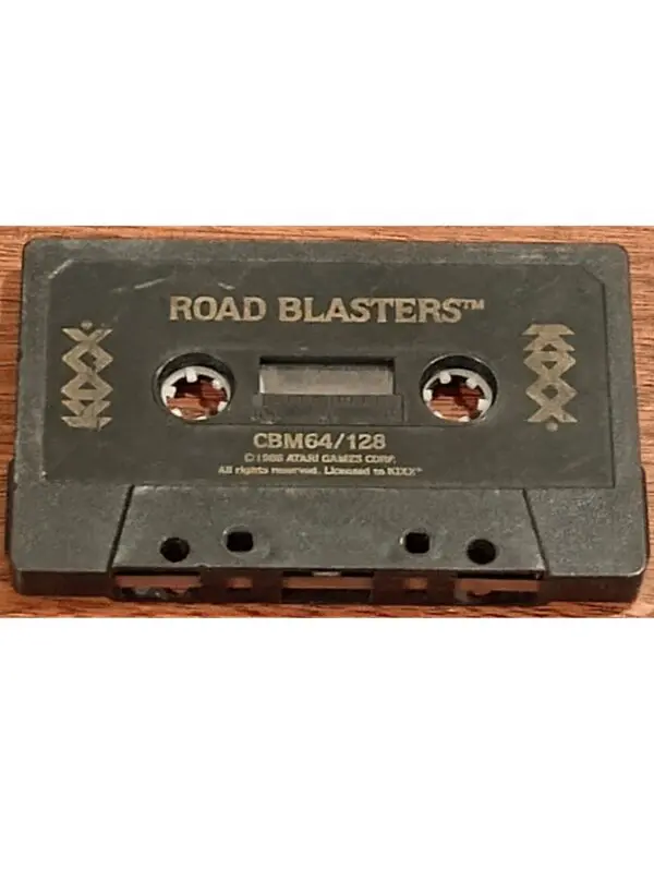 Road Blasters (CBM 64/128 Cassette) – Explosive Arcade Racer by Kixx & Atari Games