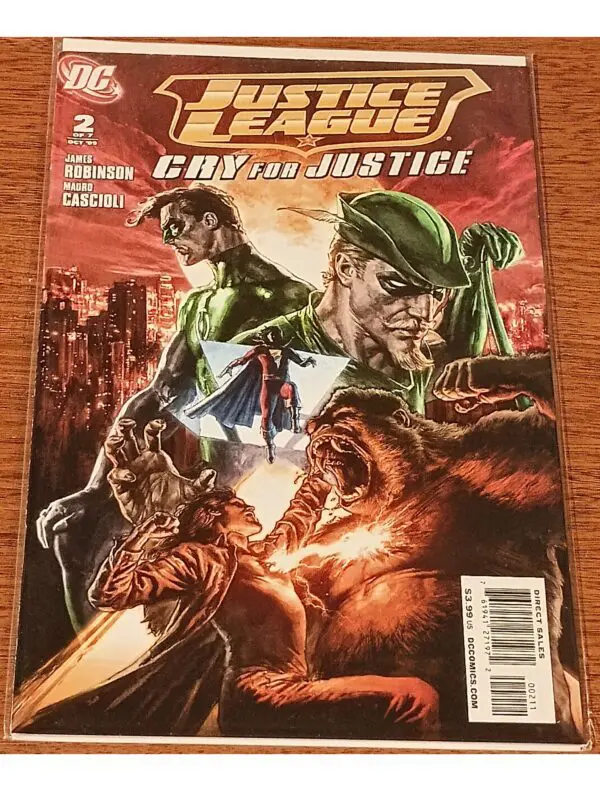 Justice League: Cry for Justice #2 (2009) – DC Comics by James Robinson & Mauro Cascioli