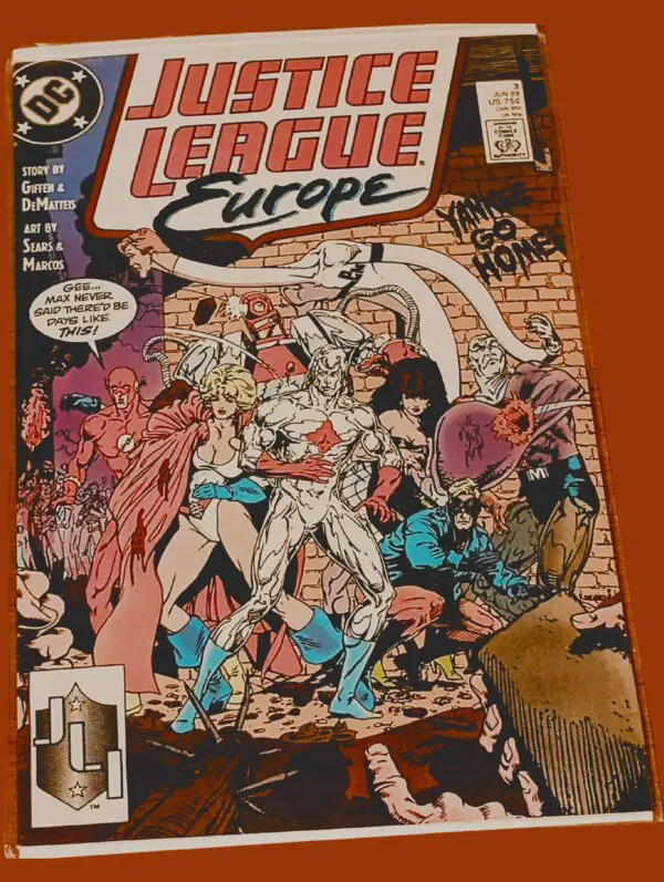 Justice League Europe #3 – DC Comics (1989) | Giffen, DeMatteis & Sears | JLI Spin-Off