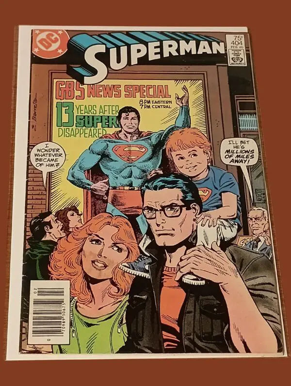 Superman #404 (1985) – DC Comics – "13 Years After Superman Disappeared"