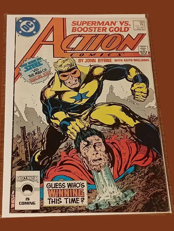 Action Comics #594 – Superman vs. Booster Gold | DC Comics 1987