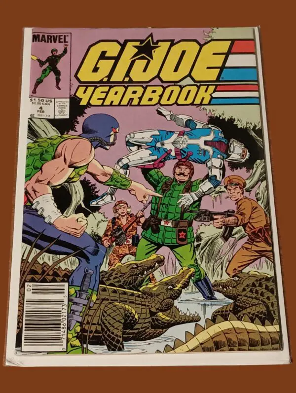 G.I. Joe Yearbook #4 Marvel Comics – Cobra vs. G.I. Joe Swamp Battle (1988)