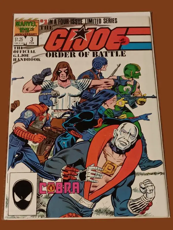 G.I. Joe: Order of Battle #3 Marvel Comics – Cobra Profiles (1987)