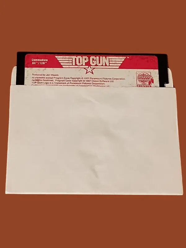 Top Gun (1987) – Commodore 64/128 Floppy Disk | Ocean Software | Thunder Mountain