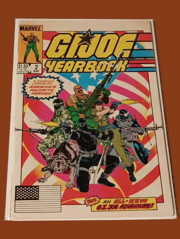 G.I. Joe Yearbook #2 Marvel Comics – Complete Character Update & New Adventure