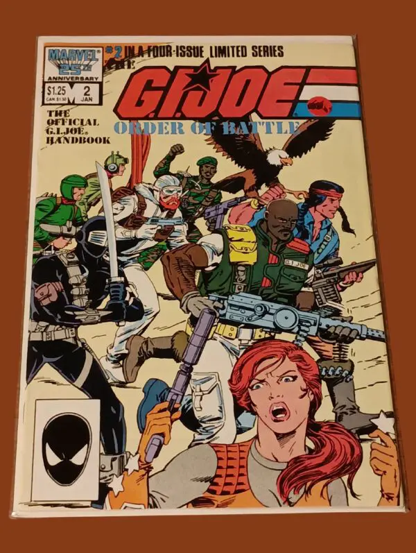 G.I. Joe: Order of Battle #2 Marvel Comics – The Official G.I. Joe Handbook Continues